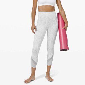 Lululemon Wunder Under Crop High-Rise *Roll Down Scallop Full-On Luxtreme 23"